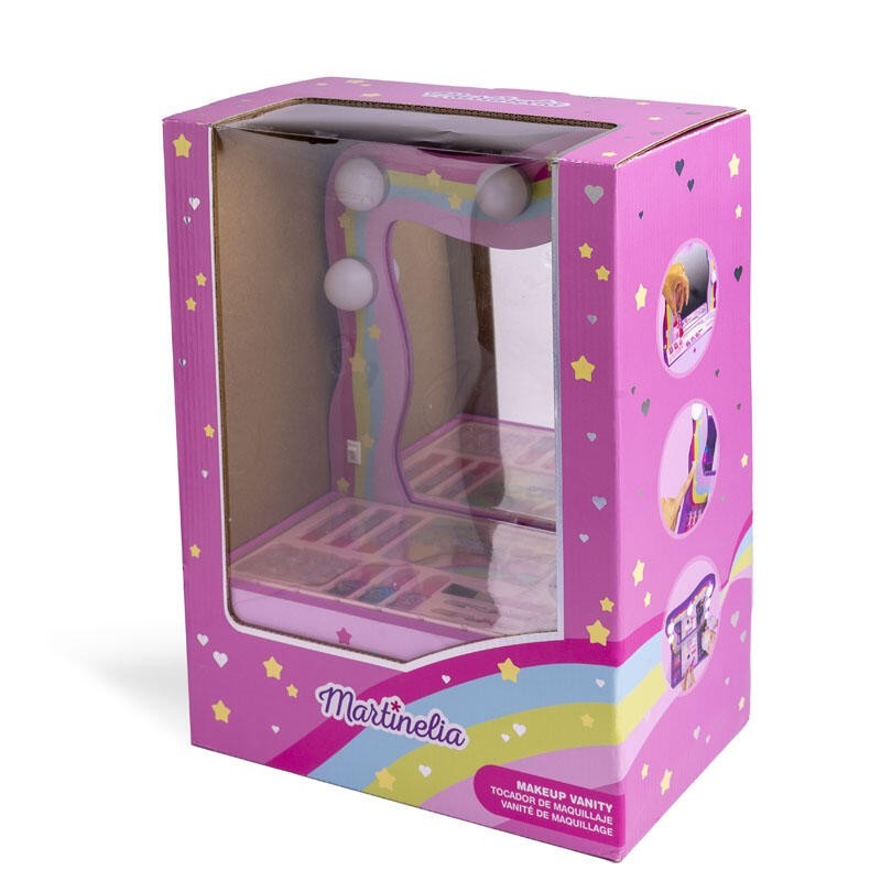 Tocador de maquillaje infantil Martinelia con accesorios para el cabello - Imagen 3
